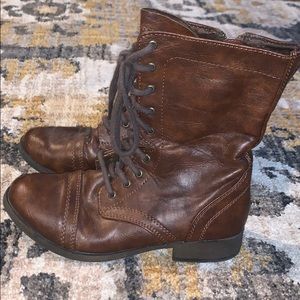 Brown cafe boots